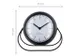 Wekker NeXtime Bubble alarm clock 11x8cm zwart metaal