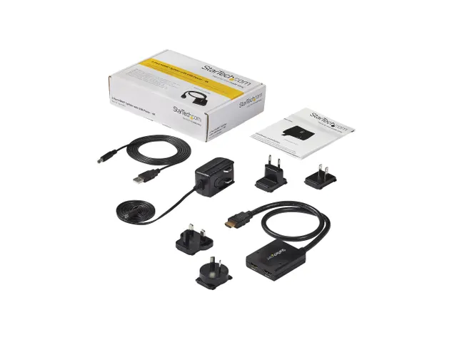 4K HDMI 2-poorts videosplitter 1x2 HDMI splitter 4K 30Hz