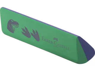 Gum Faber-Castell Dino groen stof- en PVC vrij - 3