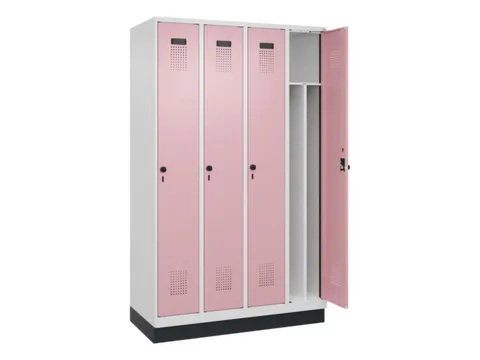 locker voor scheiding van kleding,HxBxD 1950x1200x500mm,4vak