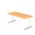 In hoogte verstelbaar bureau,HxBxD 680-850x1800x800mm,blad beuken