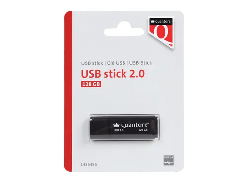 Quantore USB-stick 2.0 128GB Zwart