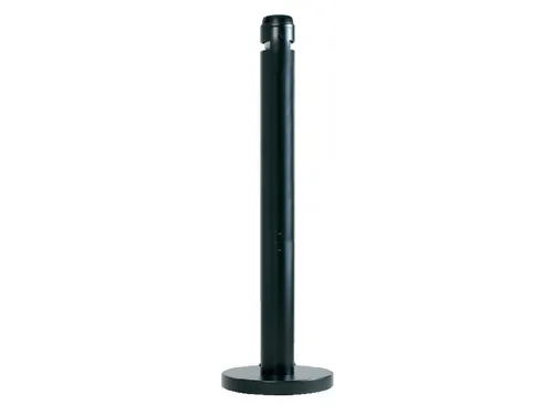 Asbak staand Rubbermaid peukenzuil 10x32x104cm zwart