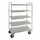 etagewagen,draagverm. 400kg,5etage(s),laadvl. LxB 900x440mm,staaletage
