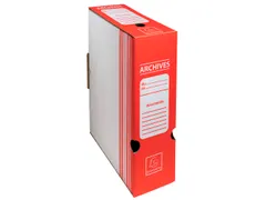 Archiefdoos Golfkart on rug 100mm rood