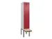 locker met bank,voor scheiding van kleding,HxBxD 2120x400x815mm,1vak