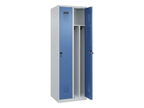 locker voor scheiding van kleding,HxBxD 1850x600x500mm,2vak