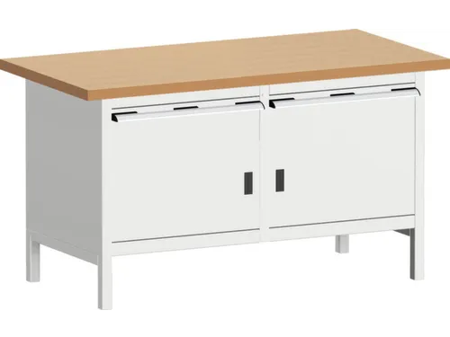 werkbank met opbergruimte,HxBxD 840x1500x750mm,beukenblad