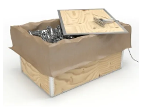Verpakkingspapier Kraft Met Wax 1000mmx632mtr 95g/m2 Bruin Rol