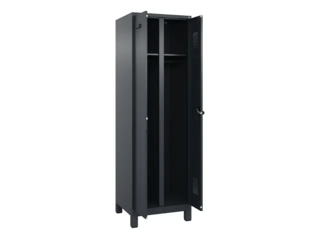 locker voor scheiding van kleding,HxBxD 1950x600x500mm,2vak