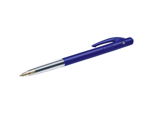Balpen Bic M10 medium blauw blister à 10 stuks
