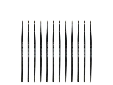 Penseel Kangaro Serie 341 plat Nr. 0 synthetisch doos 12 stuks