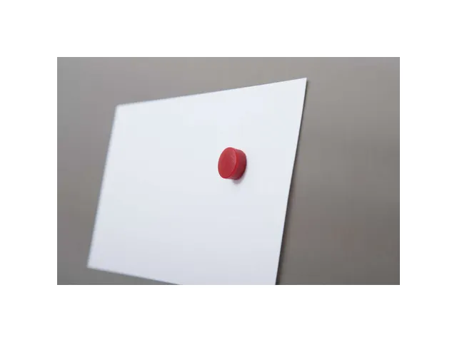 Magneet MAUL Solid 15mm 150gr rood 10 stuks