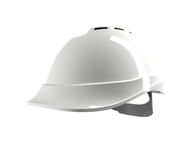 MSA V-Gard 200 veiligheidshelm met Push-Key binnenwerk Wit