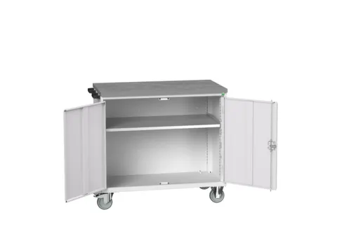 établi roulant HxlxP 980x1050x600mm plateau linoléum