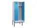 locker met bank,voor scheiding van kleding,HxBxD 2120x800x815mm,2vak