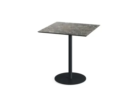 bistrotafel,HxBxD 730x700x700mm,rechthoekig,schotelvoet zwart