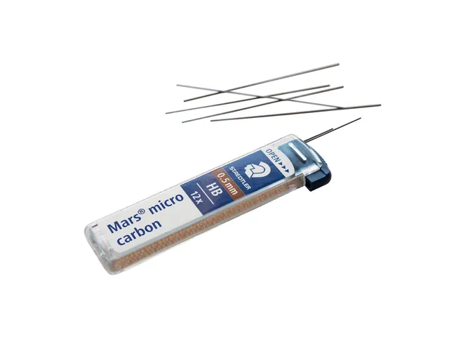 Potloodstift Staedtler Mars Carbon Micro 0.5mm HB 12 stuks