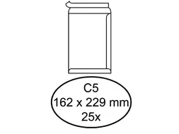 Envelop Quantore Bank C5 162x229mm Wit Zelfklevend