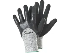 Tegera 441 snijbestendige handschoenen, grijs/zwart, maat 7, per 6 paa
