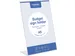Kaarthouder A5 Glashelder Polystyreen L-Stand