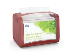 Tork 272612 Xpressnap Tabletop Napkin Dispenser Rood