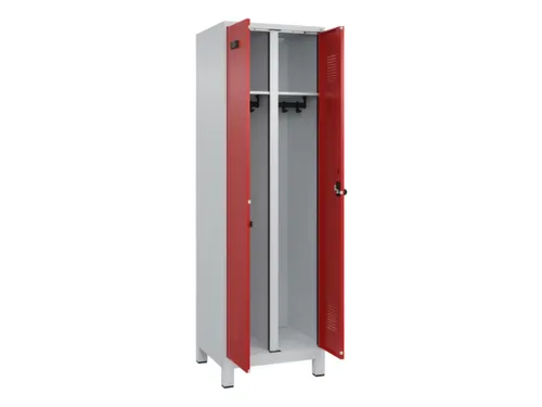 locker voor scheiding van kleding,HxBxD 1950x600x500mm,2vak