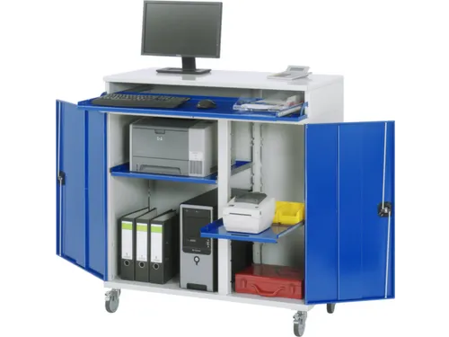 Computerkast 1185x 1100x 520mm Verrijdbaar