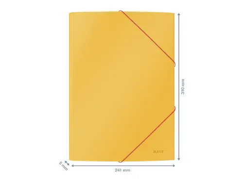 Elastomap Leitz Cosy A4 3-kleps geel
