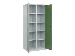 wasgoedverdeelkast,HxBxD 1850x800x500mm,vak B 400mm,cilinderslot - 2