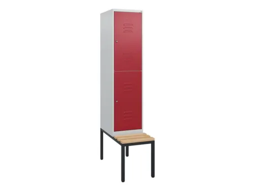Dubbeldekse dekenkist,HxBxD 1950x400x815mm,1x2vak.,vak B 400mm