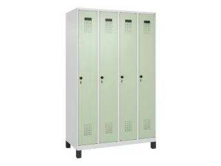 locker voor scheiding van kleding,HxBxD 1950x1200x500mm,4vak - 2
