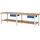 werkbank,HxBxD 790-1140x3000x900mm,beukblad,draagverm. 750kg