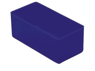 Inzetbak HxLxB 40x99x49mm Polystyreen Blauw 50 stuks - 1