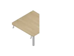 angle de liaison 90 ° HxlxP 680-760x840x840mm p. 4 pieds panneau ch