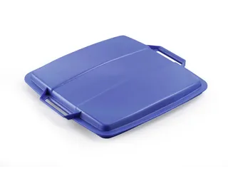 Durable Durabin 90 Liter Deksel Blauw - 1
