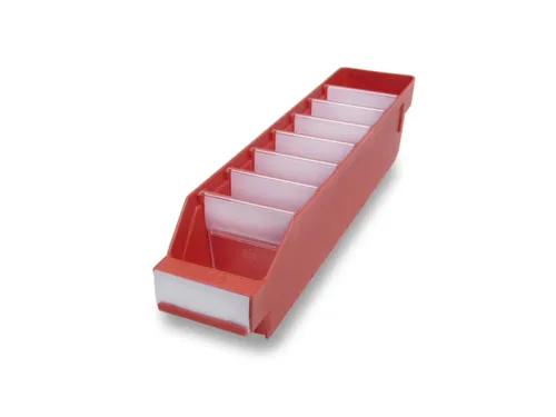 Stellingbakken Pp Hxbxd 95X90X400Mm Rood