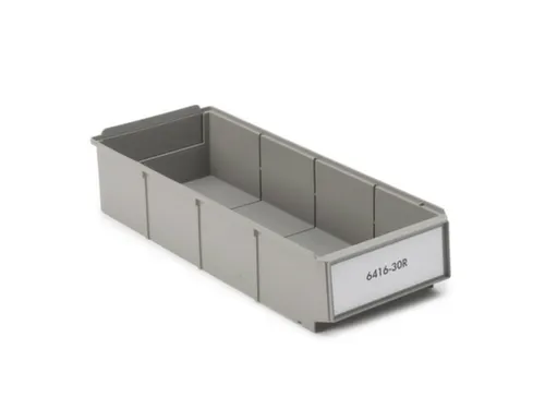 stellingbak,HxBxD 85x160x400mm,PP,grijs