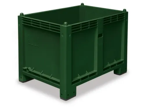 Stapelcontainer Pp Hxbxd 850x1200x800mm 550 Liter 4Poten Groen