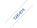 Labeltape Brother P-touch TZe-233 standaard 12mm blauw op wit