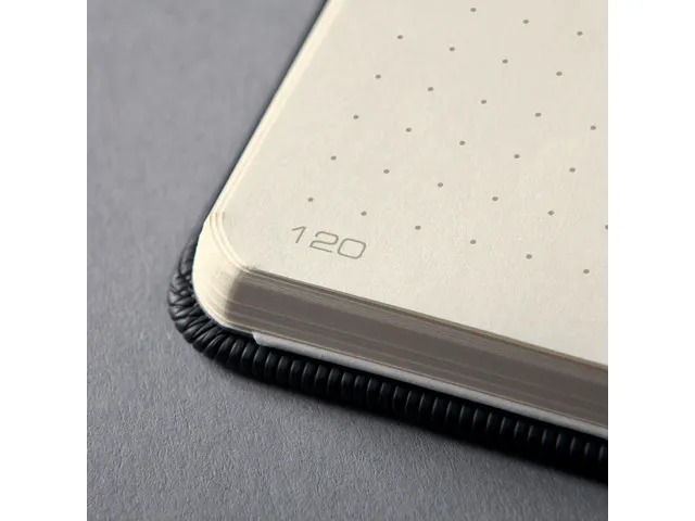 Carnet Conceptum A4 gris-rouge dots 194pag 80gr HC