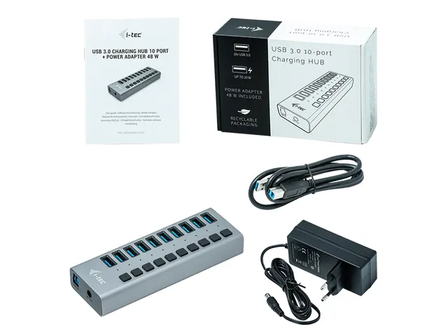 i-tec USB 3.0 HUB 10-Poorts 48 W