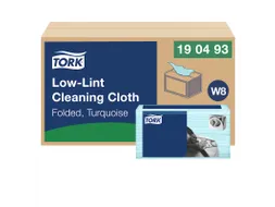 Tork 190493 Low-lint Reinigingsdoek W8 Folded Turquoise