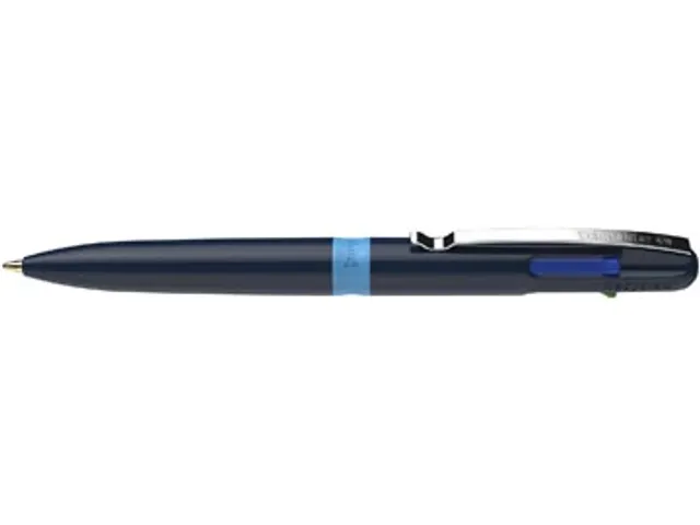 4-kleurenbalpen Take 4 medium, donkerblauw en lichtblauw
