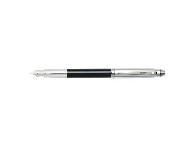 Vulpen SHEAFFER 100 E9313 F Glossy black barrelbrushed chrome, chrome