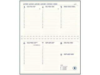 Agenda 2027 Ryam Compact Suprema 7dagen/2pagina's ringplastic bordeaux - 2