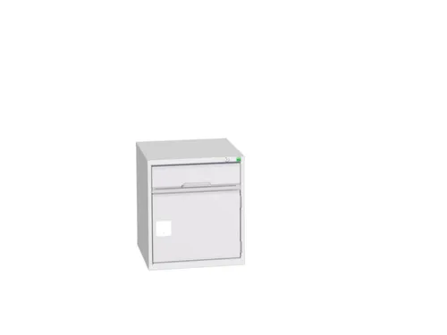 ladekast HxBxD 600x525x550mm 1lade romp RAL7035 front RAL7035