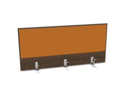 opzetpaneel bureau aanbouw achter NV bruin hickory geel 1200mm