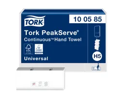 Tork 100585 PeakServe Continu Handdoek Universal H5 1-laags 12x410 vel