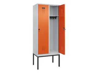 locker,HxBxD 2120x800x500mm,2vak,vak B 400mm,draaigrendel - 1